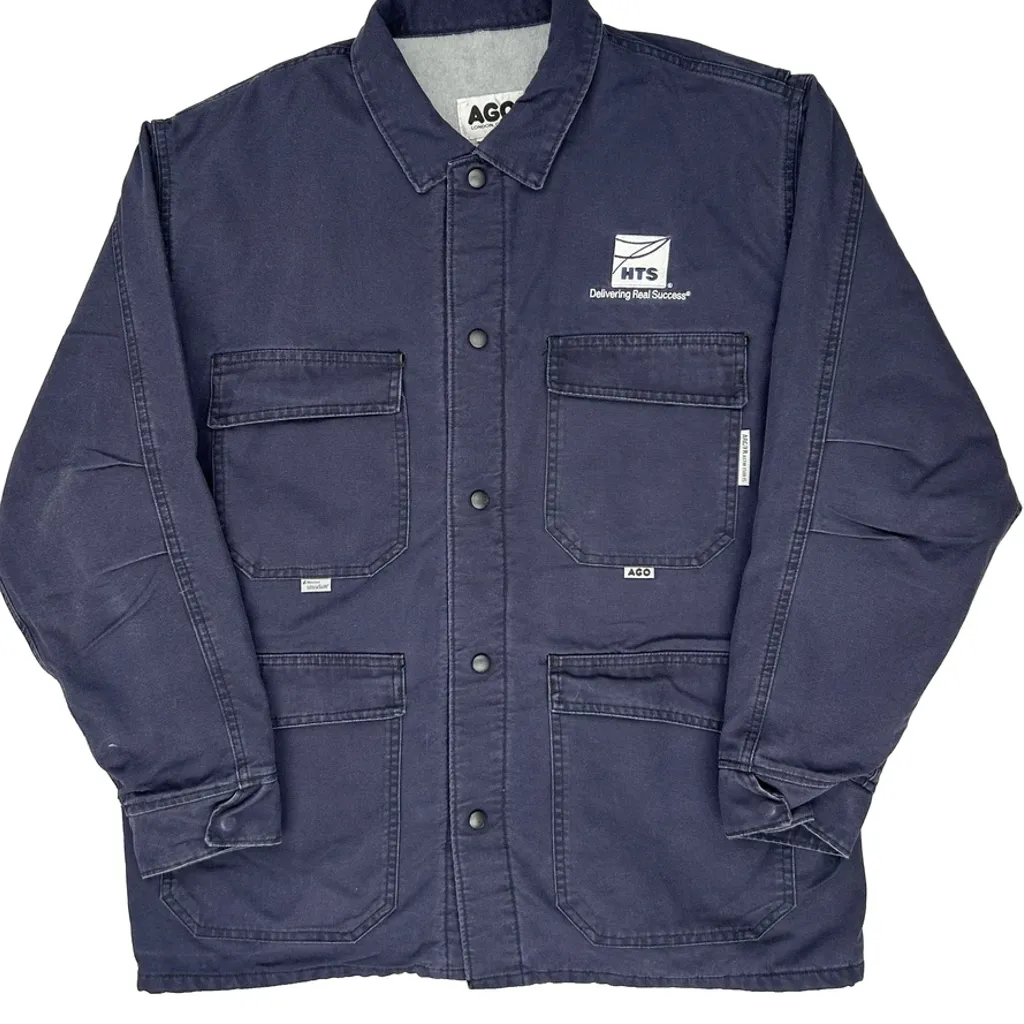 Ago Jacket - Large Blue Cotton - Image 5