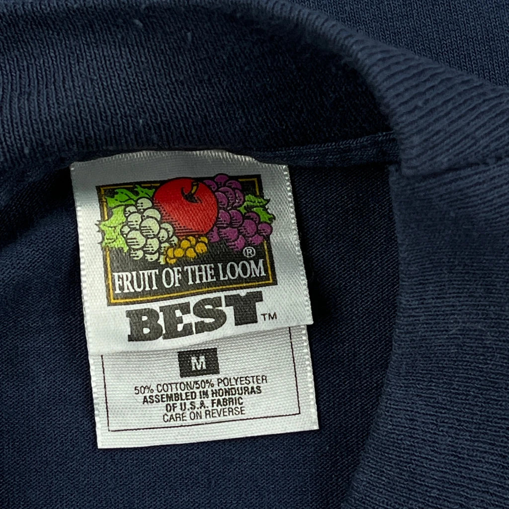 Air Force Rotc Fruit Of The Loom College T-Shirt - Medium Navy Cotton Blend - Image 3
