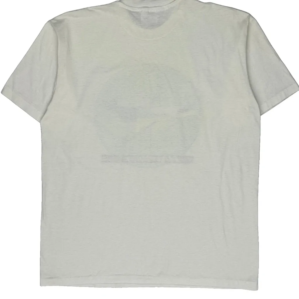 Aircraft Illustration Hanes Graphic T-Shirt - XL White Cotton Blend - Image 6
