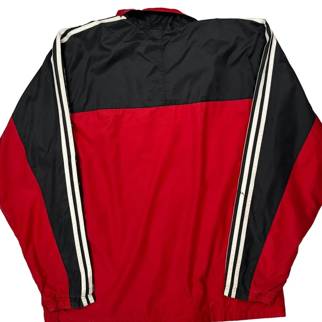 Ajax Soccer Club Adidas Graphic Track Jacket - Large Red Polyester - Image 6