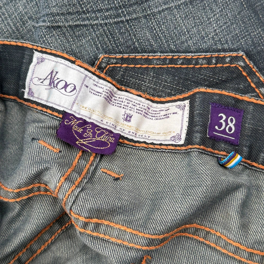 Akoo Jeans - 38W 32L Blue Denim - Image 6