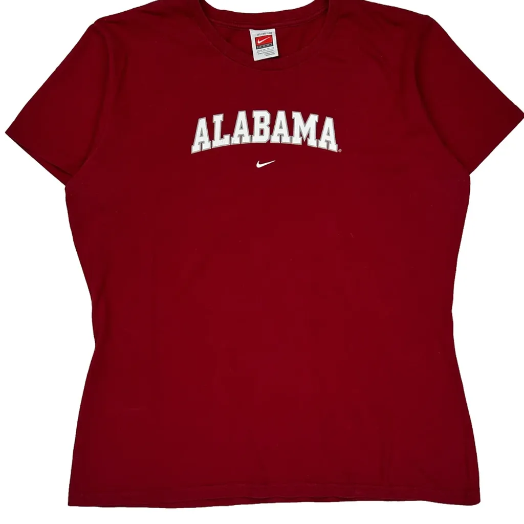 Alabama Nike College T-Shirt - XL Red Cotton - Image 4
