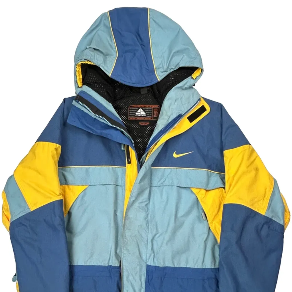 All Conditions Gear Nike Acg Graphic Ski Jacket - XL Blue Polyester - Image 5