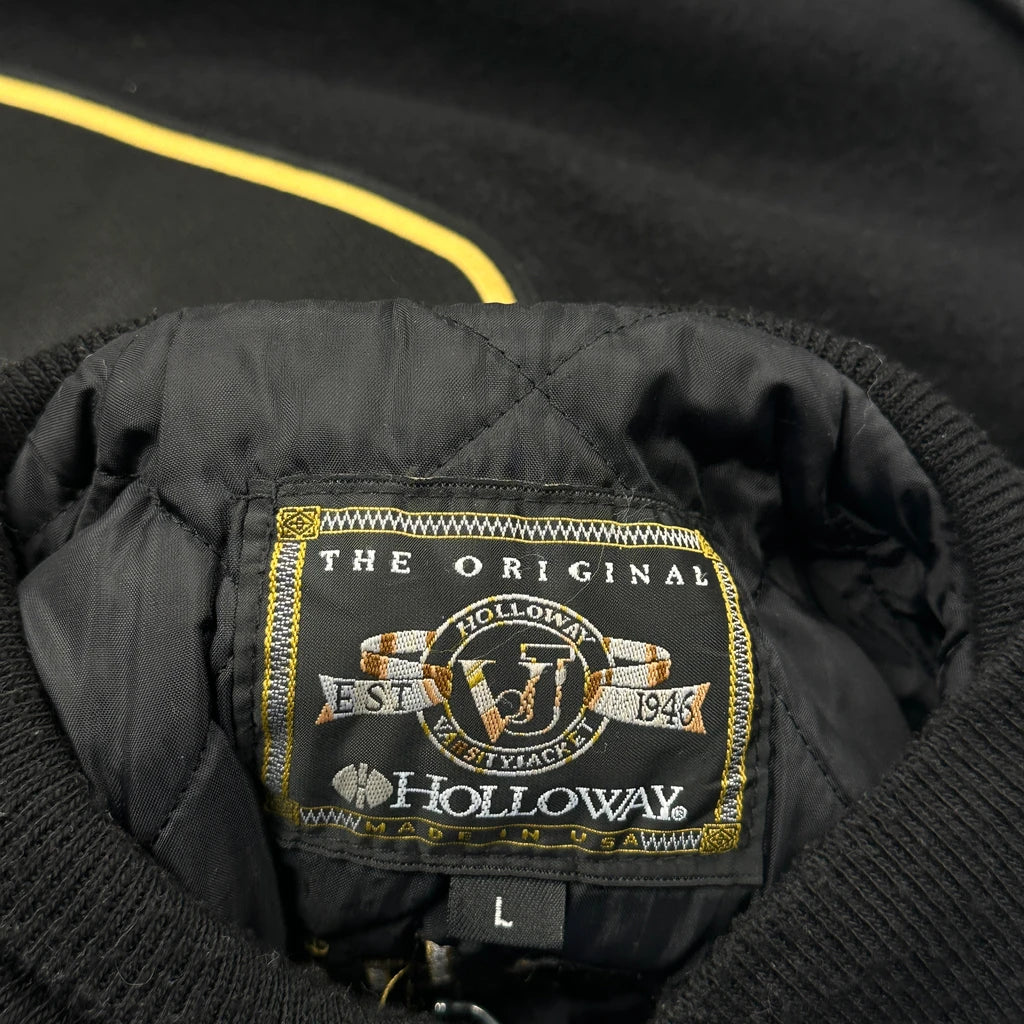 Alpha Phi Alpha Fraternity Holloway P Diddy Varsity Jacket - Large Black Wool Blend - Image 3