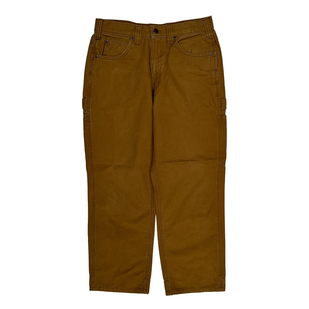 Amazon Cargo Trousers - 30W 28L Brown Cotton - Image 2