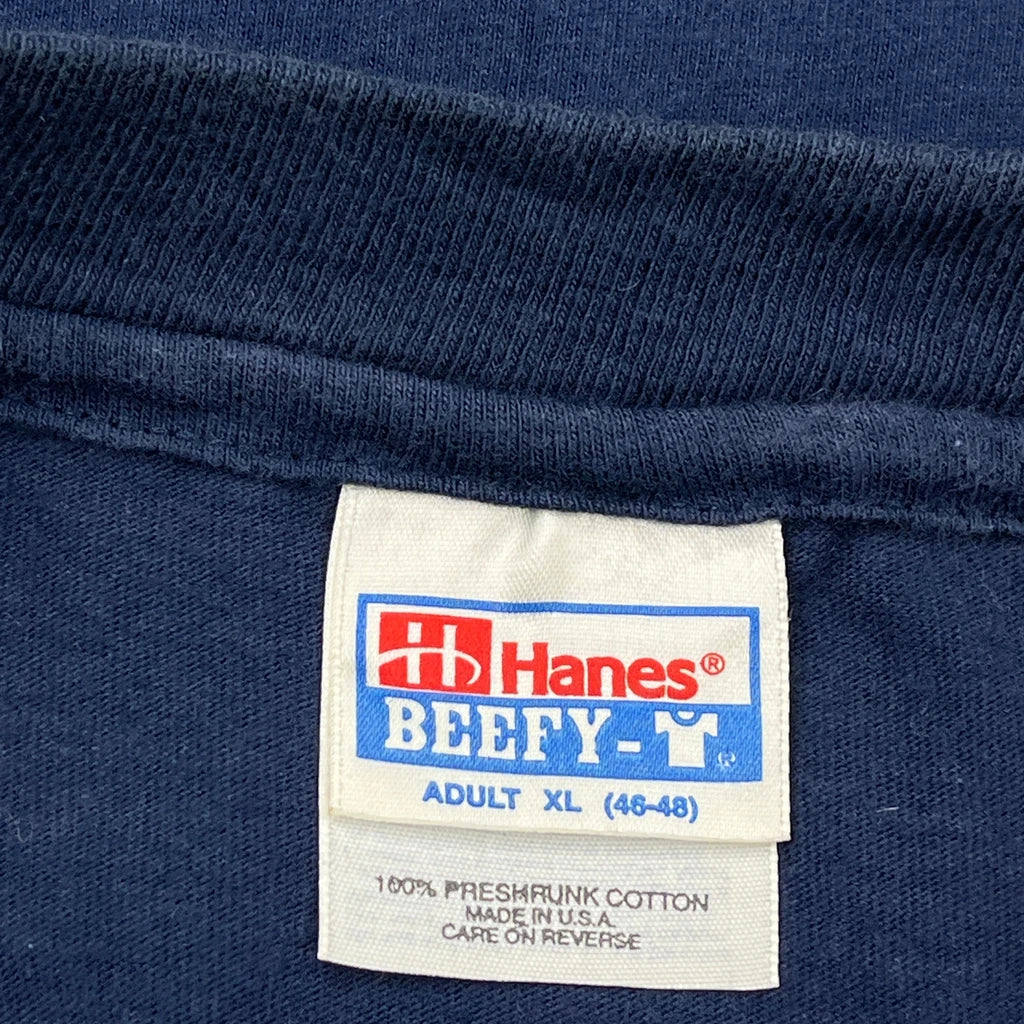 American Bandstand Hanes Single Stitch T-Shirt - XL Blue Cotton - Image 3