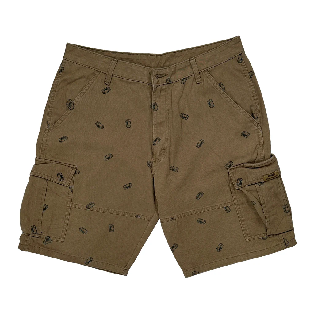 American Eagle Cargo Shorts - 32W 11L Brown Cotton - Image 2