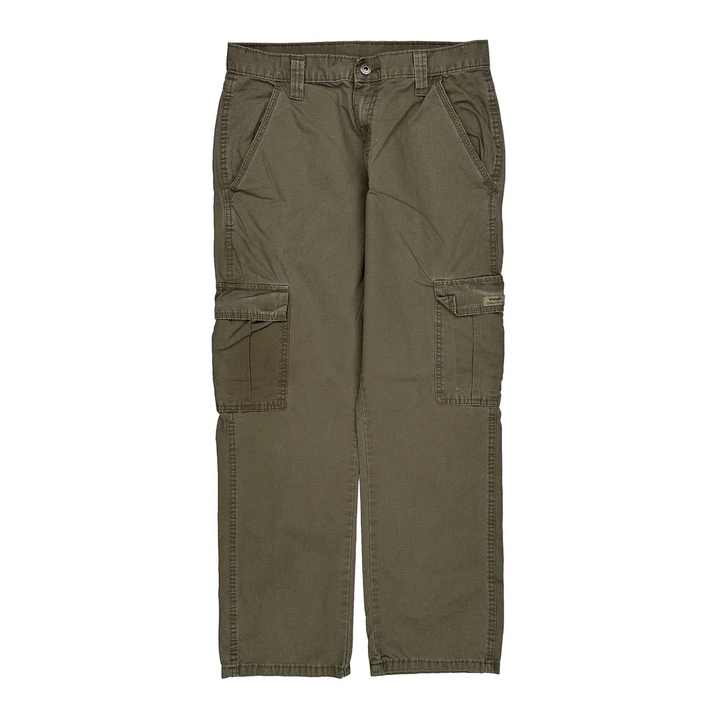 American Eagle Cargo Trousers - 30W 29L Khaki Cotton - Image 2