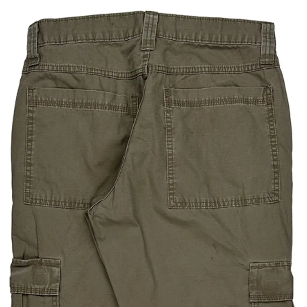 American Eagle Cargo Trousers - 30W 29L Khaki Cotton - Image 8
