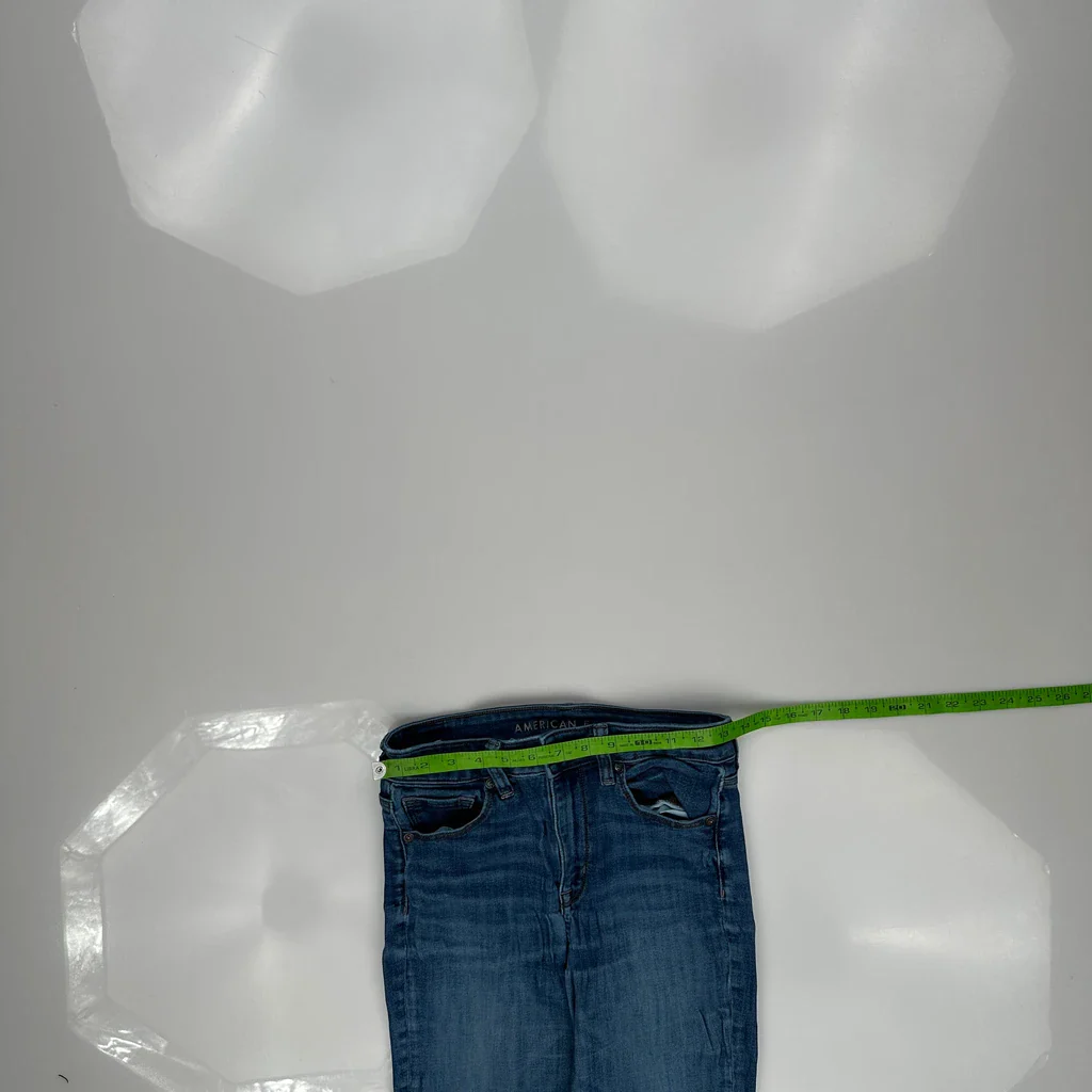 American Eagle Jeans - 27W UK 6 Blue Cotton Blend - Image 3