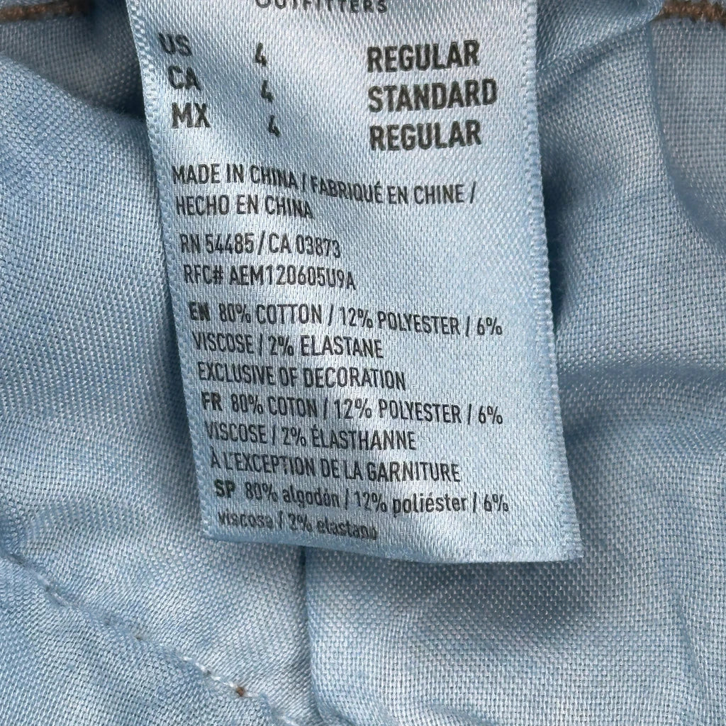 American Eagle Jeans - 27W UK 6 Blue Cotton Blend - Image 6