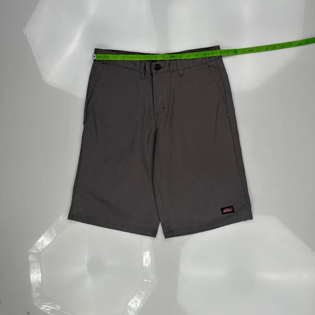 American Eagle Baggy Shorts - 32W 12L Grey Polyester Blend - Image 3