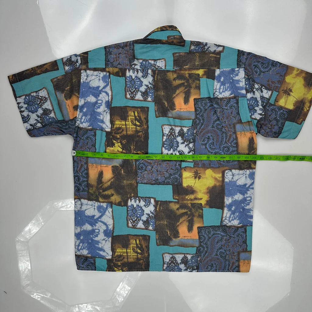 Amici Graphic Hawaiian Shirt - Large Multicoloured Cotton - Image 3