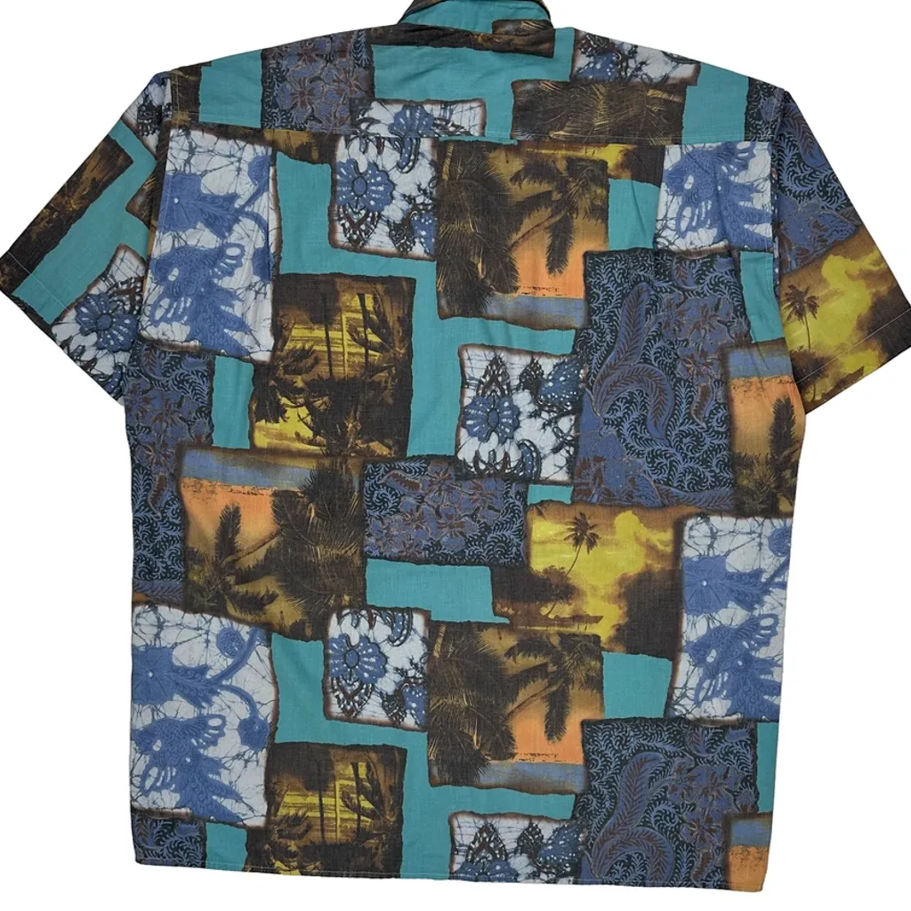 Amici Graphic Hawaiian Shirt - Large Multicoloured Cotton - Image 7