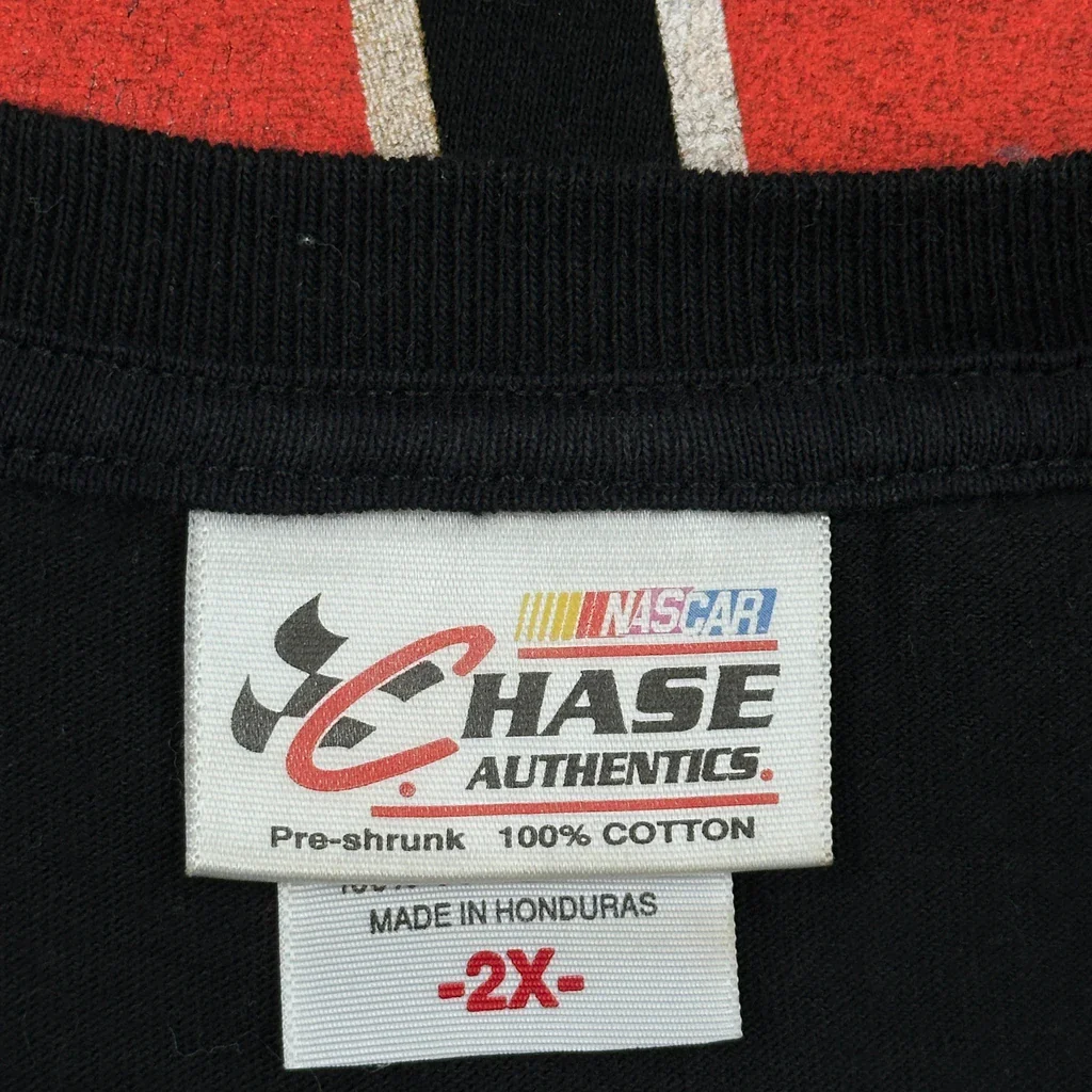Amp Energy Chase Authentics Nascar T-Shirt - 2XL Black Cotton - Image 3