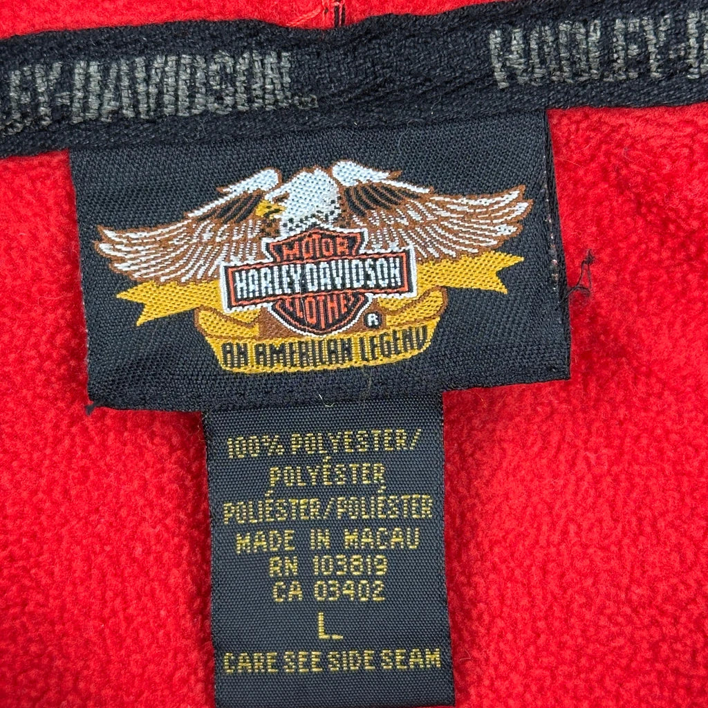 An American Legend Harley Davidson Hoodie - Large Black Polyester - Image 3