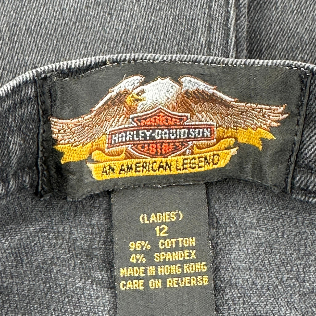 An American Legend Harley Davidson Jeans - Small Dark Wash Cotton - Image 3