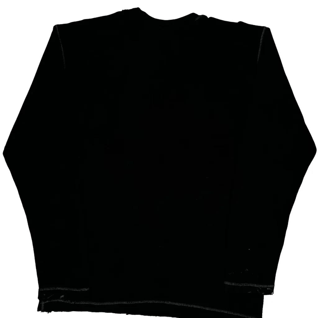 An American Legend Harley Davidson Graphic Long Sleeve T-Shirt - Medium Black Cotton - Image 6
