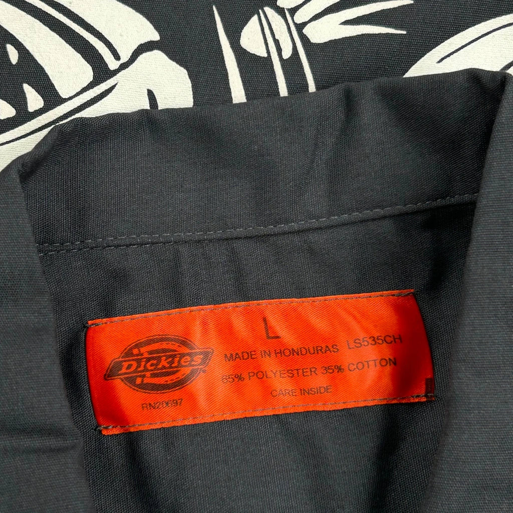 Angry Pepper Waterside Dickies Graphic Short Sleeve Shirt - Large Black Polyester Blend - Image 3