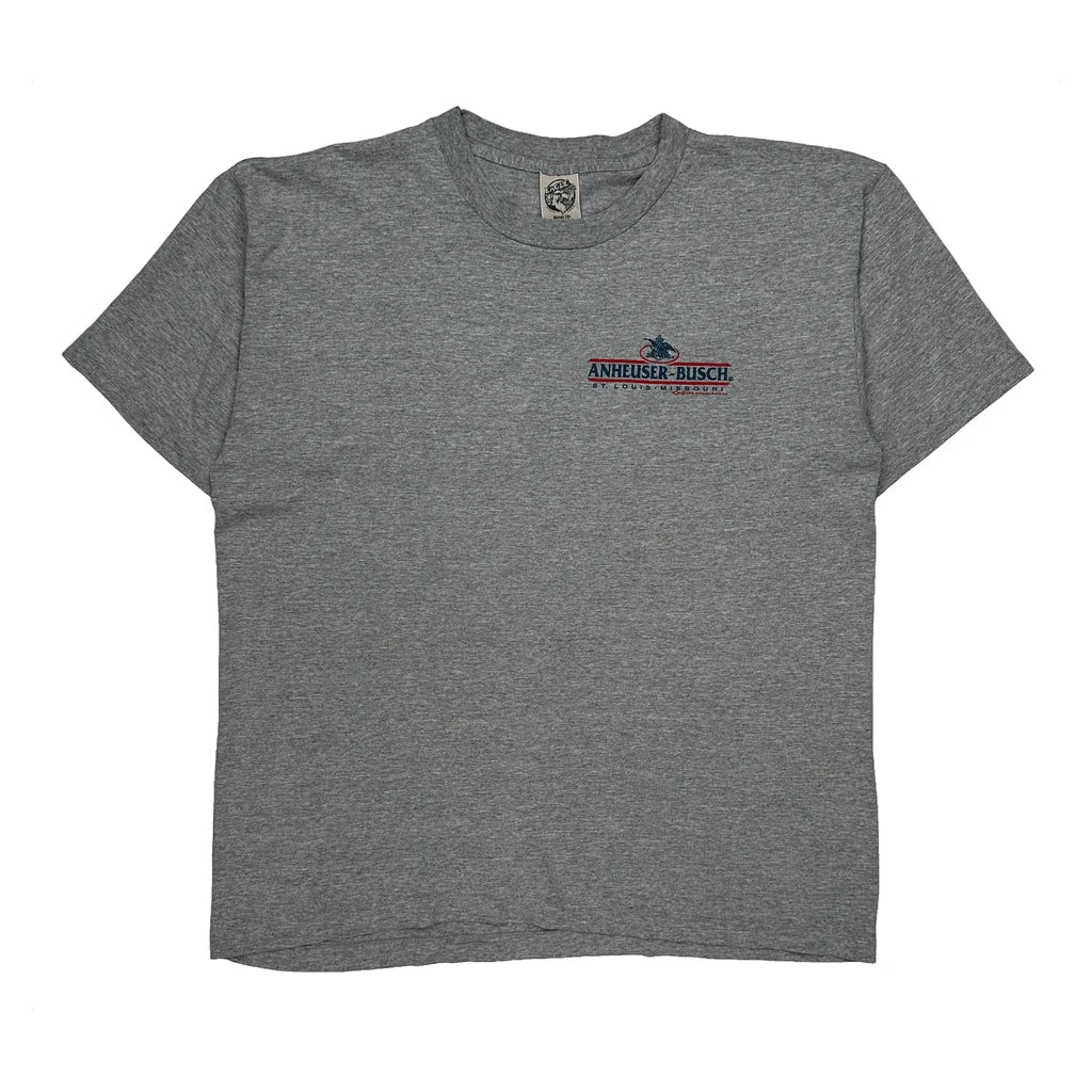 Anheuser-Busch Eagle Single Stitch T-Shirt - XL Grey Cotton
