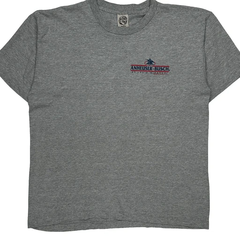Anheuser-Busch Eagle Single Stitch T-Shirt - XL Grey Cotton - Image 5
