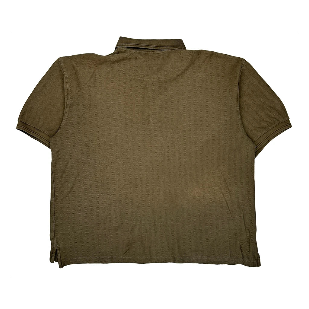 Animal Kingdom Disney Graphic Polo Shirt - XL Brown Cotton - Image 2