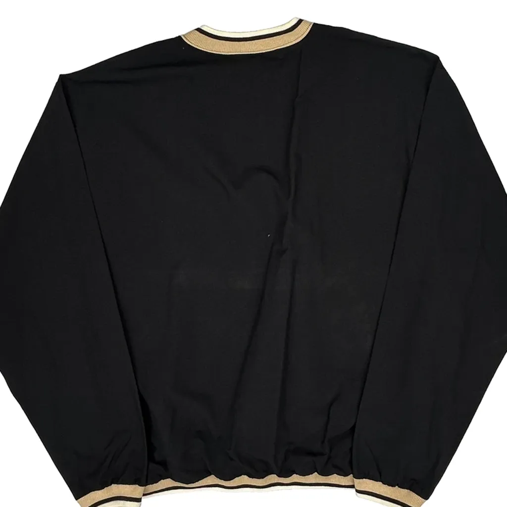 Anniversary Lee Sport V-Neck Windbreaker - Large Black Cotton - Image 6