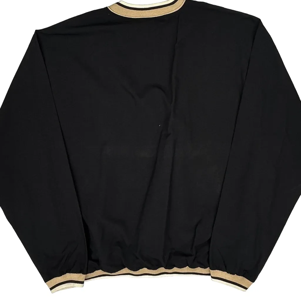 Anniversary Lee Sport V-Neck Windbreaker - Large Black Cotton - Image 7