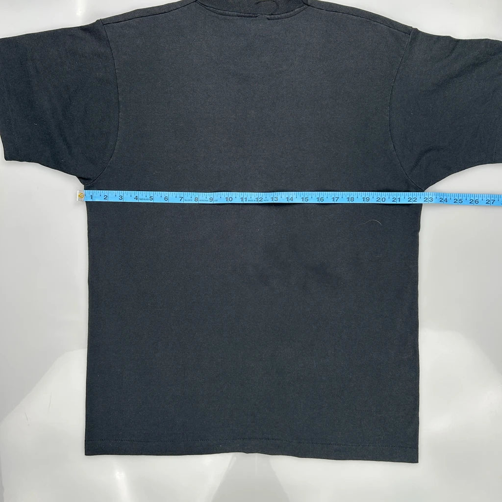Anvil Graphic T-Shirt - Medium Black Cotton - Image 3