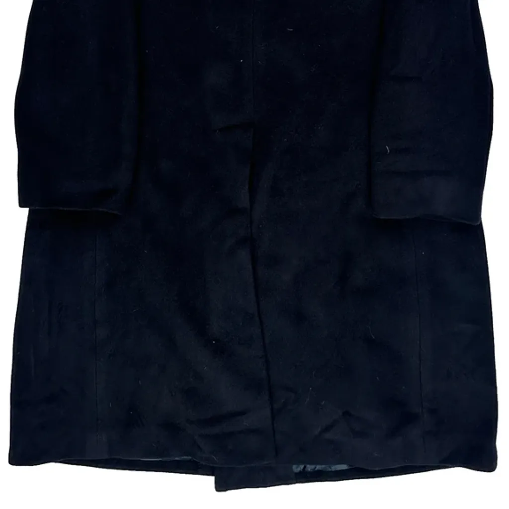 Aquascutum Double Breasted Overcoat - Large Navy Wool - Image 7