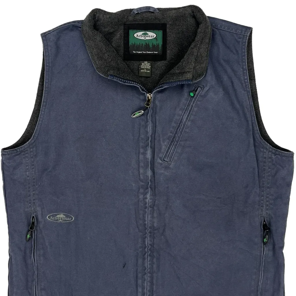 Arborwear Workwear Gilet - Large Blue Cotton - Image 4