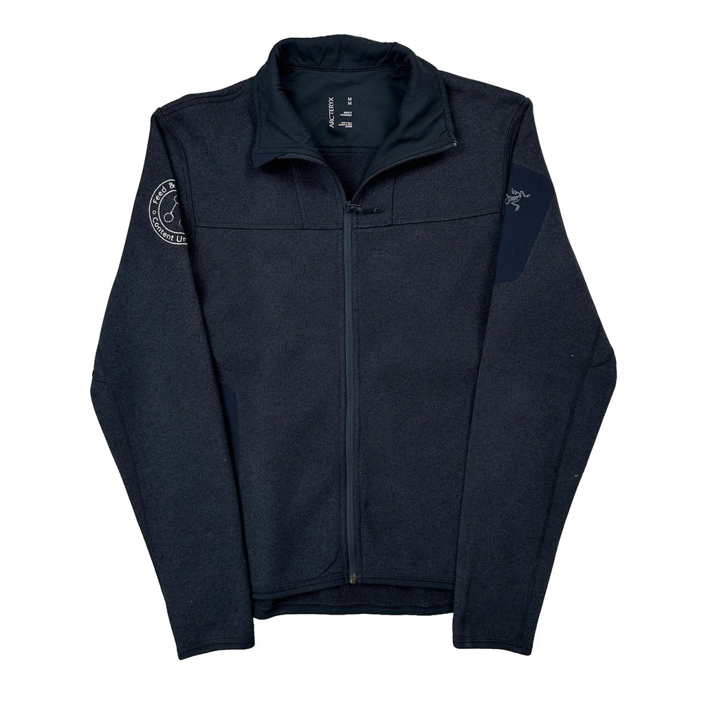 Arc''Teryx Covert Cardigan Zip Up Fleece Jacket - Medium Navy Polyester