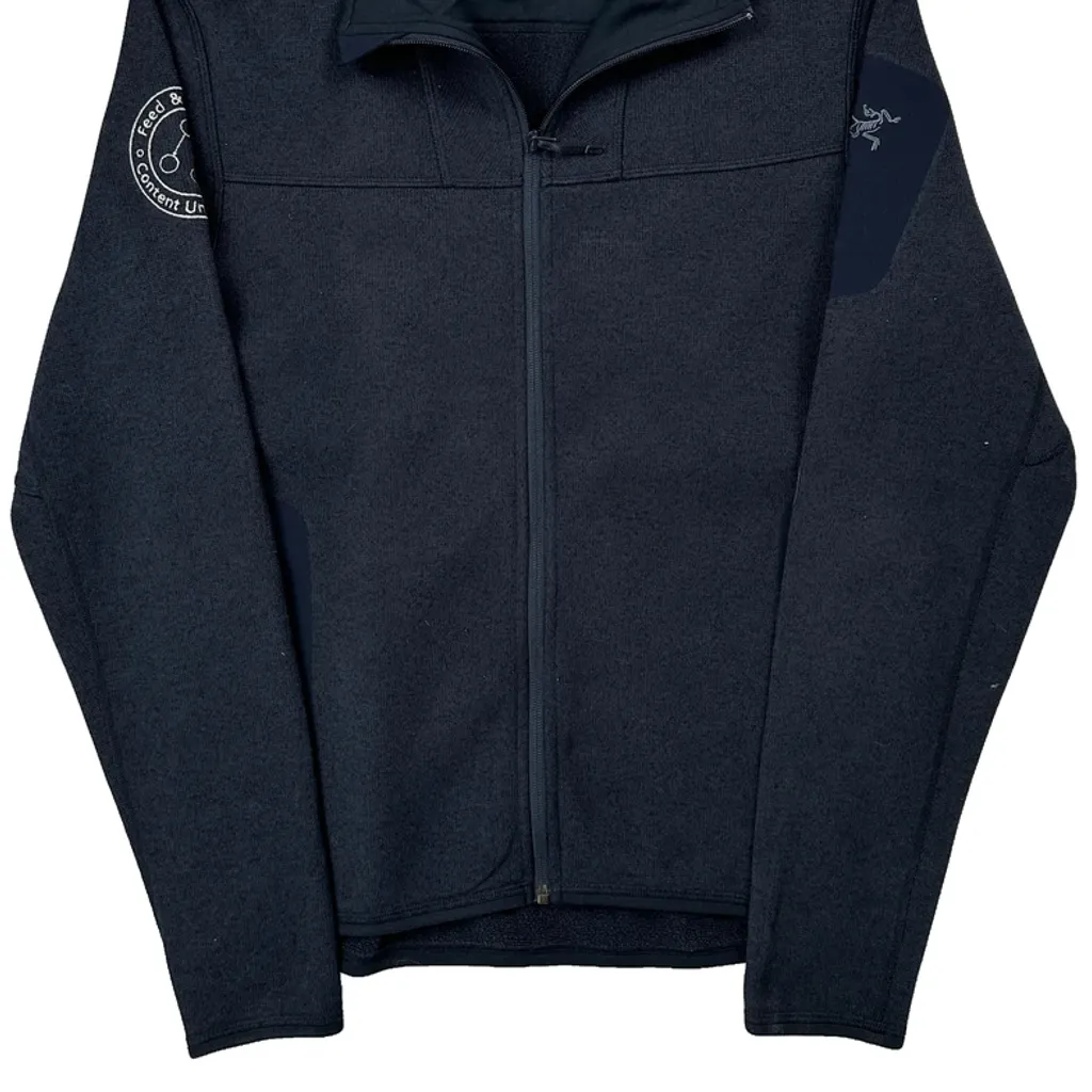 Arc''Teryx Covert Cardigan Zip Up Fleece Jacket - Medium Navy Polyester - Image 5