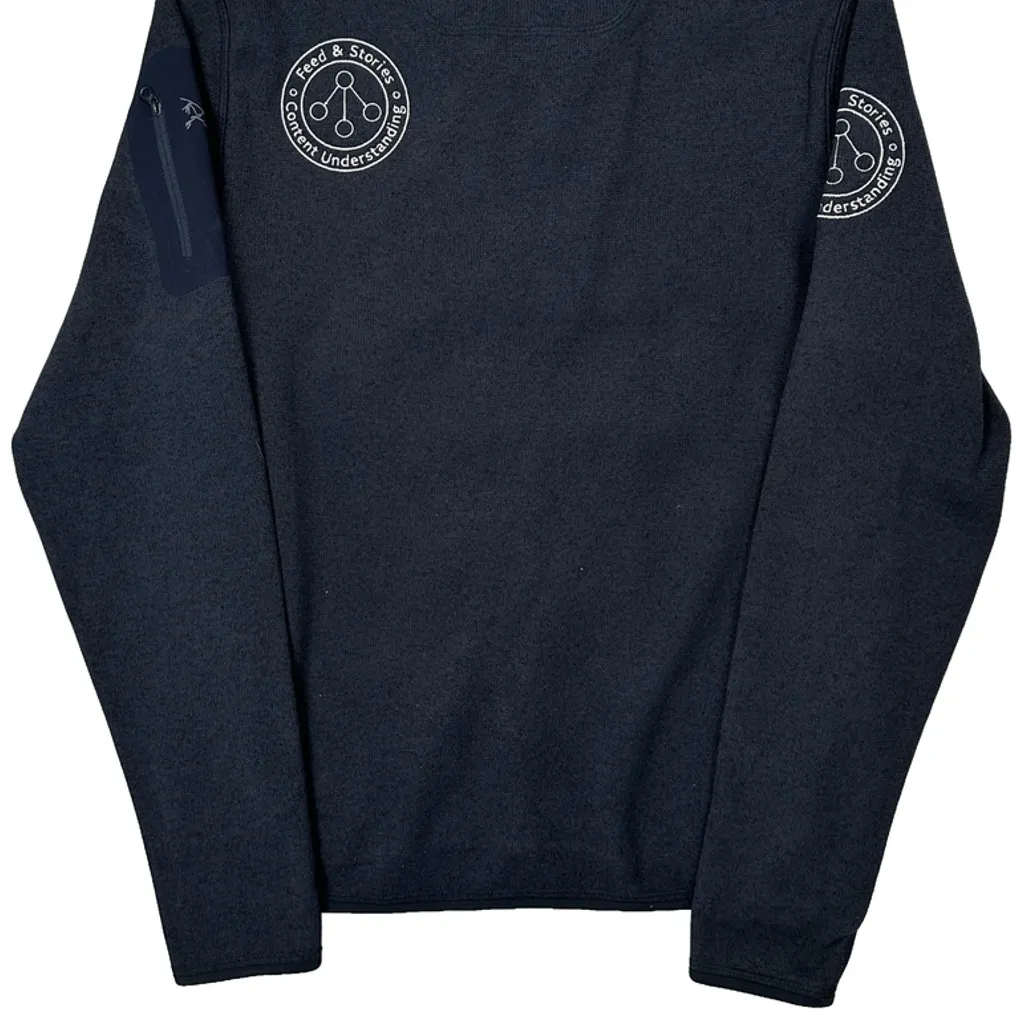 Arc''Teryx Covert Cardigan Zip Up Fleece Jacket - Medium Navy Polyester - Image 7