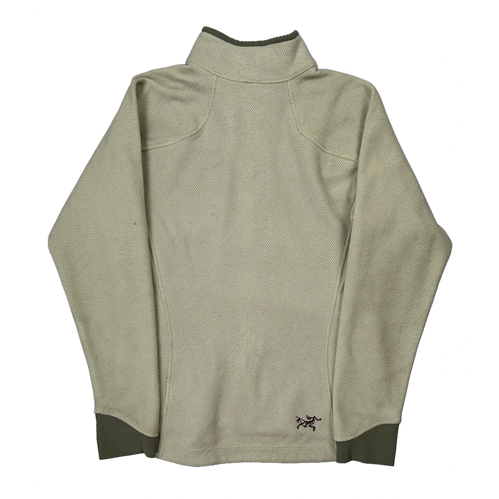 Arc''Teryx Beta Insulated Fleece Jacket - Medium Beige Polyester - Image 2