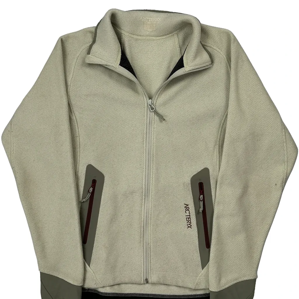 Arc''Teryx Beta Insulated Fleece Jacket - Medium Beige Polyester - Image 5