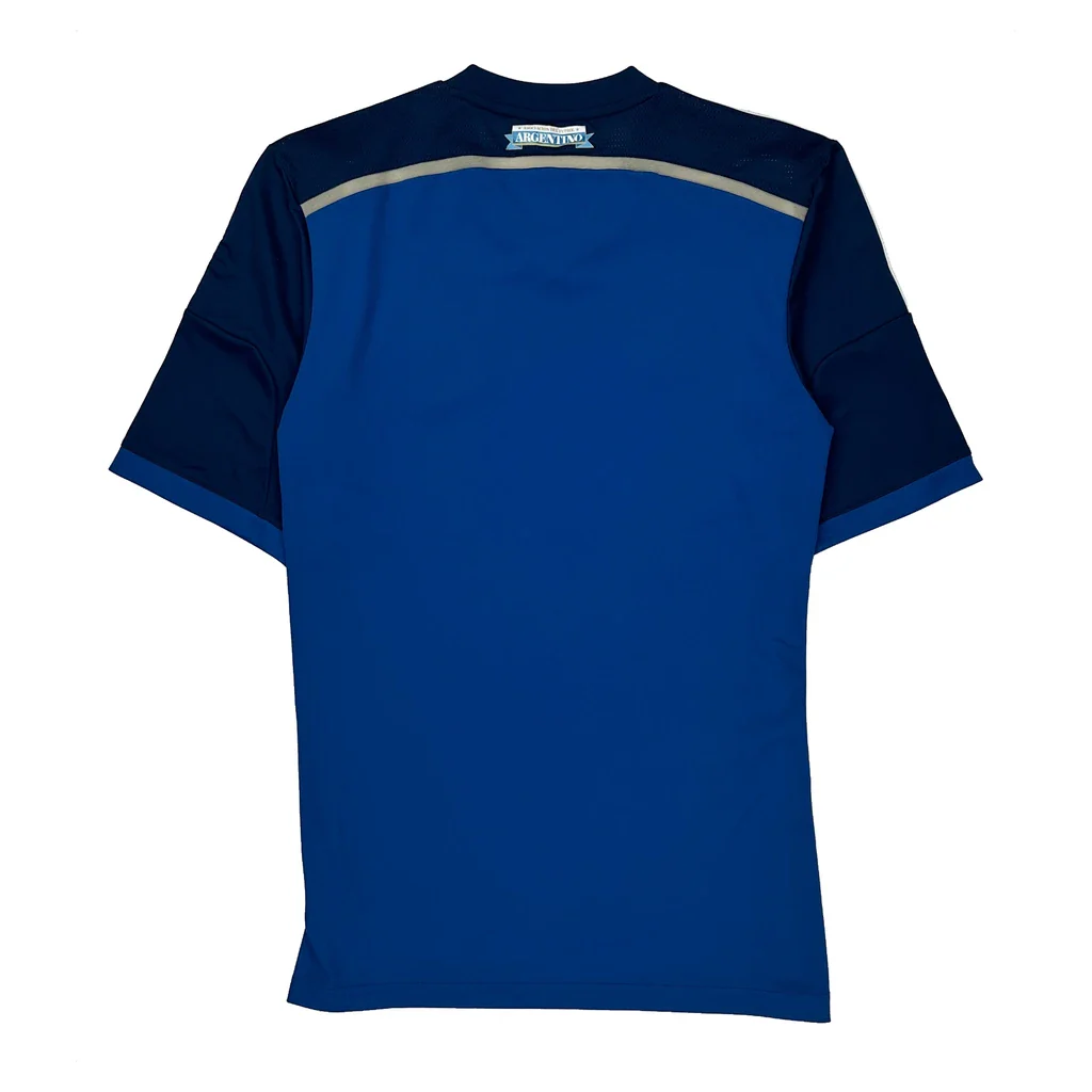 Argentina National Team Adidas 2013-15 Away Football Shirt - Small Blue Polyester - Image 2