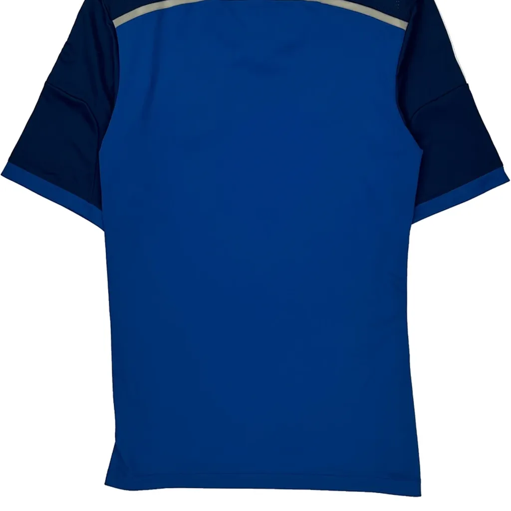Argentina National Team Adidas 2013-15 Away Football Shirt - Small Blue Polyester - Image 7