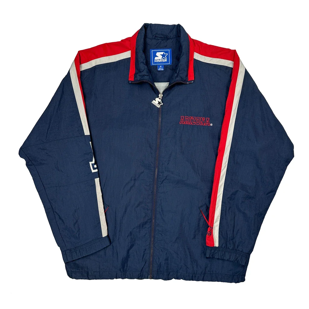 Arizona Starter Graphic Windbreaker - Medium Navy Nylon