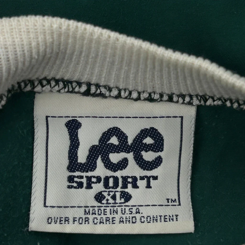 Arkansas Medical Hospital Lee Sport Windbreaker - XL Green Cotton - Image 3