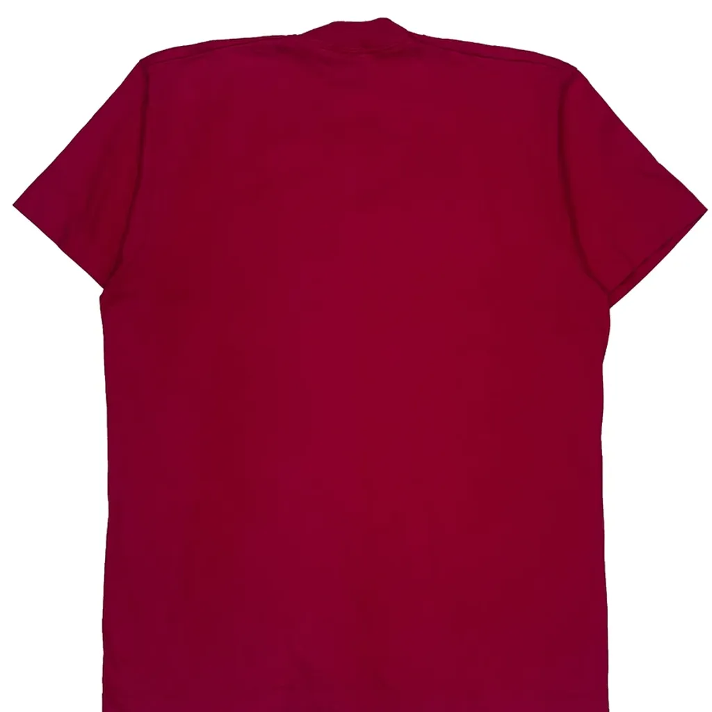 Arkansas Screen Stars Single Stitch T-Shirt - Large Red Cotton Blend - Image 7