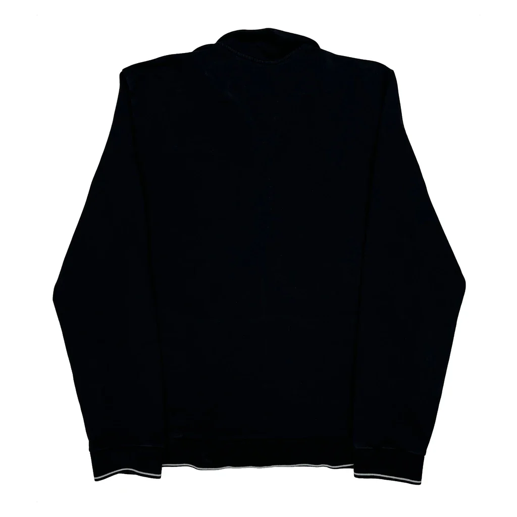 Armani Exchange 1/4 Zip - XL Black Cotton - Image 2