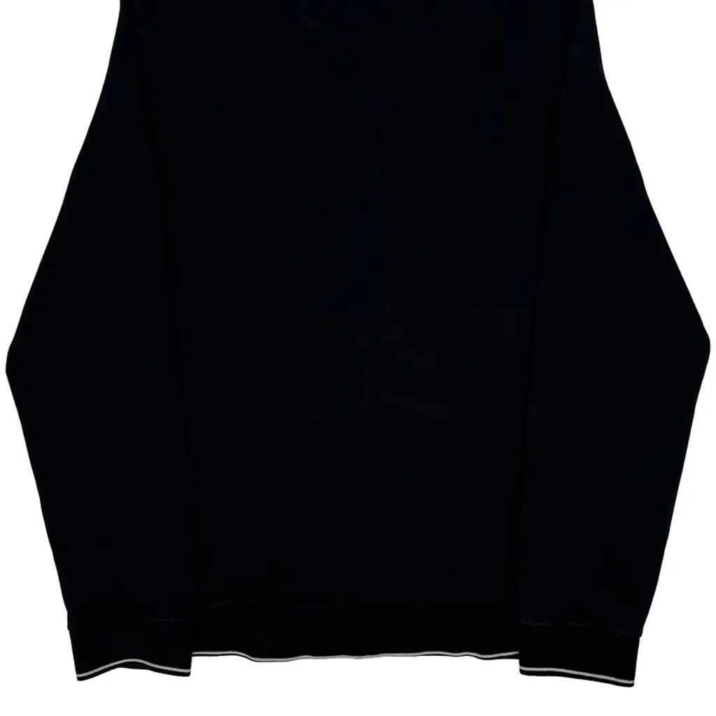 Armani Exchange 1/4 Zip - XL Black Cotton - Image 6
