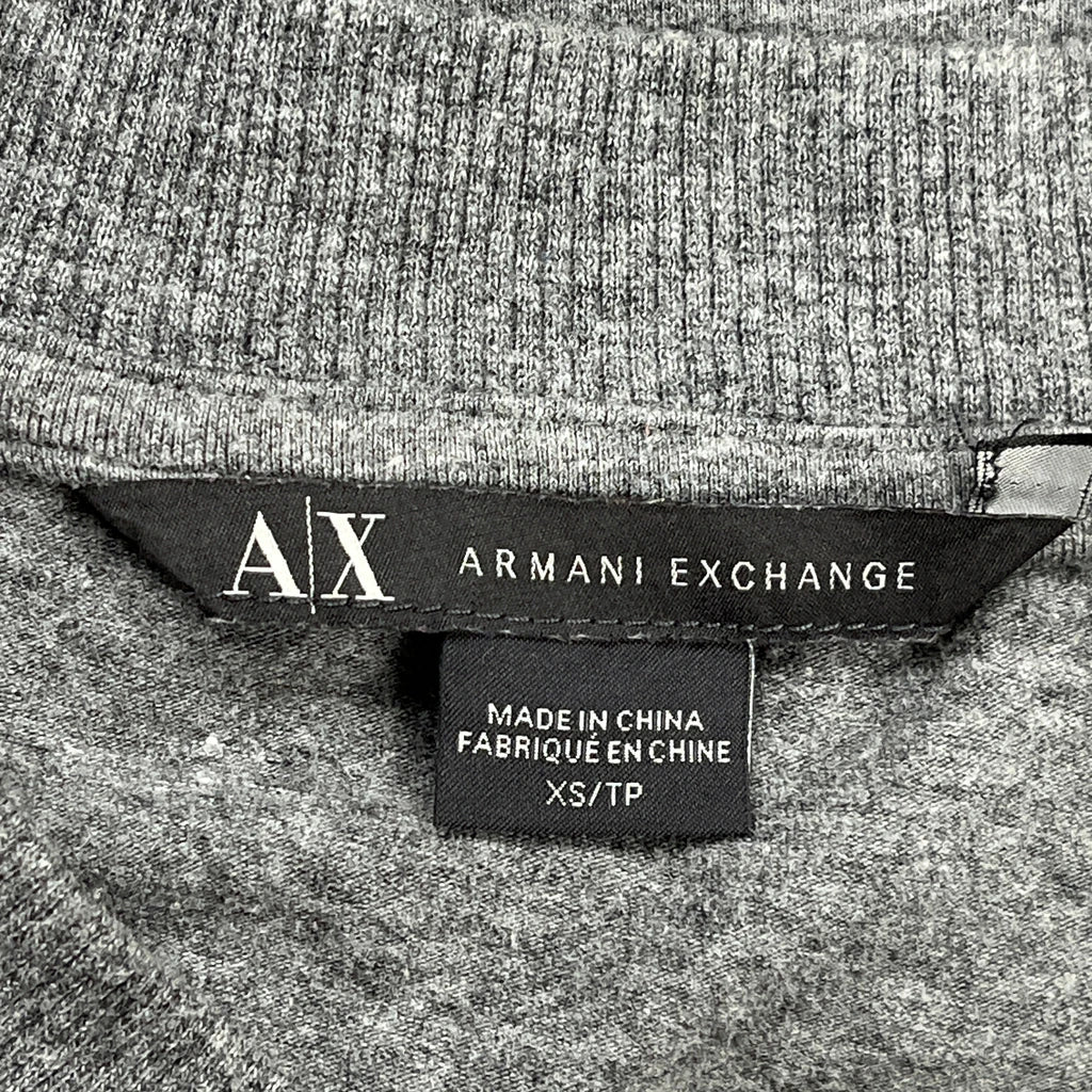 Armani Exchange Bomber Jacket - XS Grey Polyester - Image 3