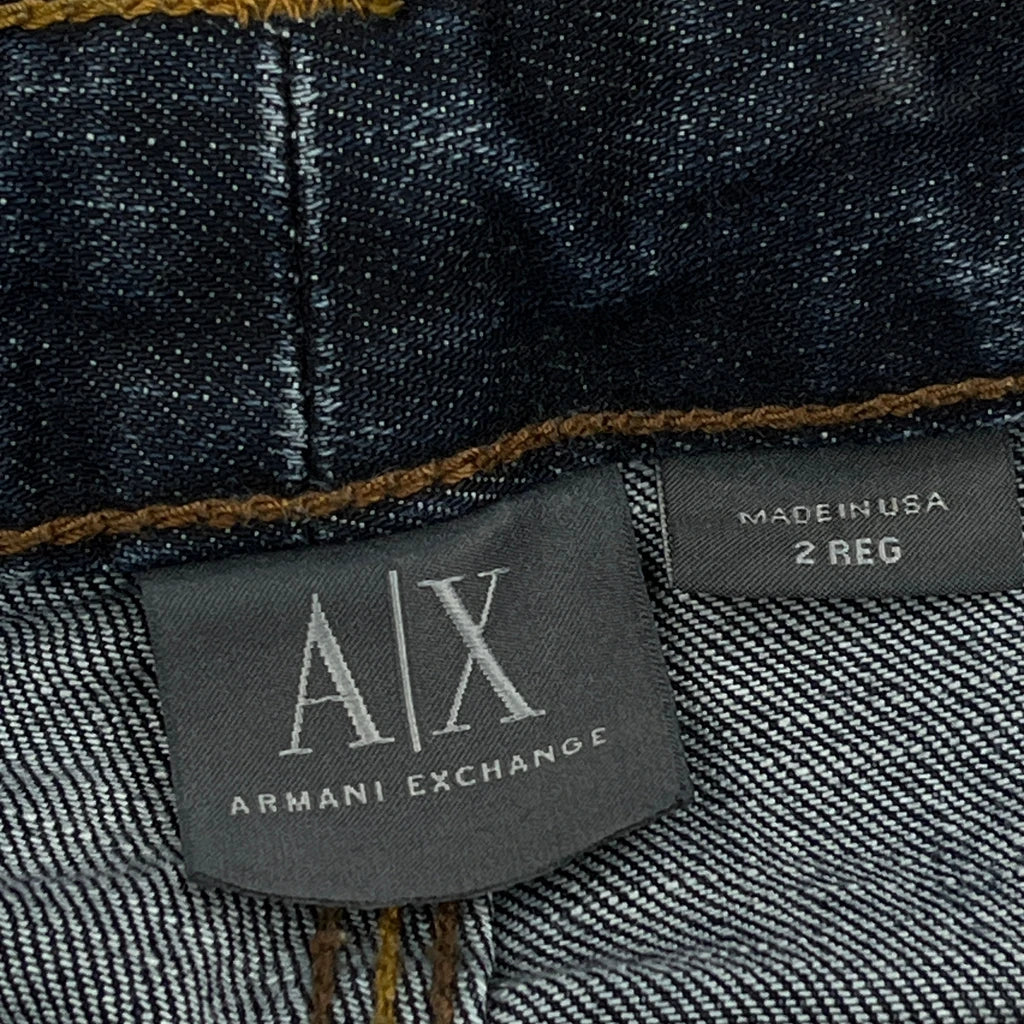 Armani Exchange Denim Shorts - 27W UK 6 Dark Wash Denim - Image 6