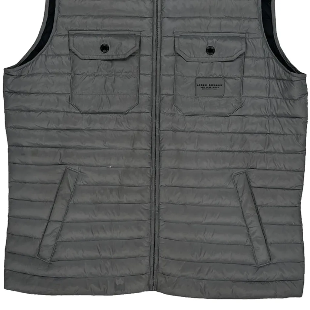 Armani Exchange Gilet - Medium Grey Polyester - Image 5