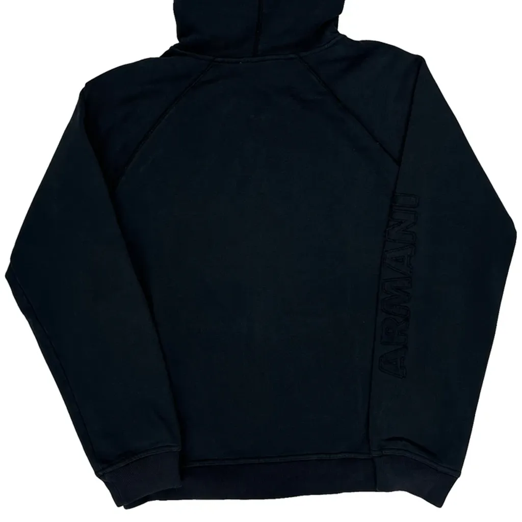 Armani Exchange Hoodie - Medium Black Cotton - Image 6