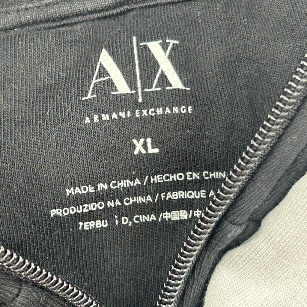 Armani Exchange Hoodie - XL Black Cotton - Image 3