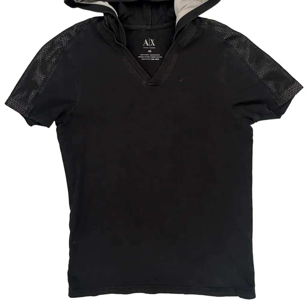 Armani Exchange Hoodie - XS Black Cotton - Image 4