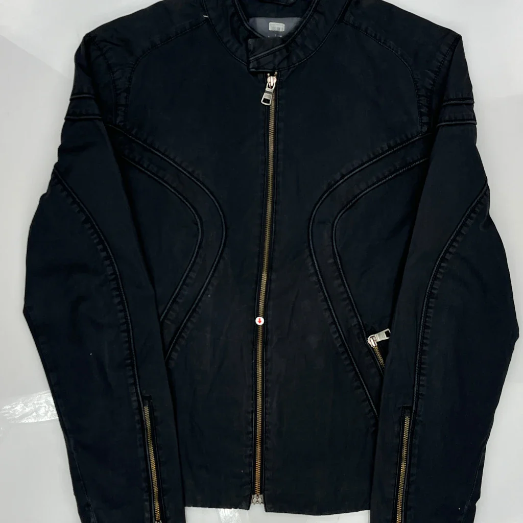 Armani Exchange Jacket - Medium Black Cotton - Image 3